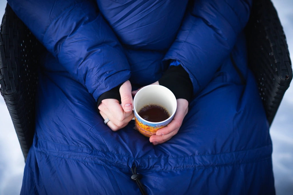 Utekos med morgenkaffe